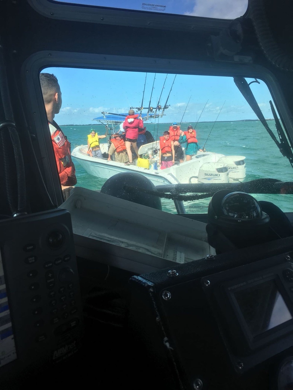 Coast Guard rescues, assists 10 from vessel taking on water south of Islamorada