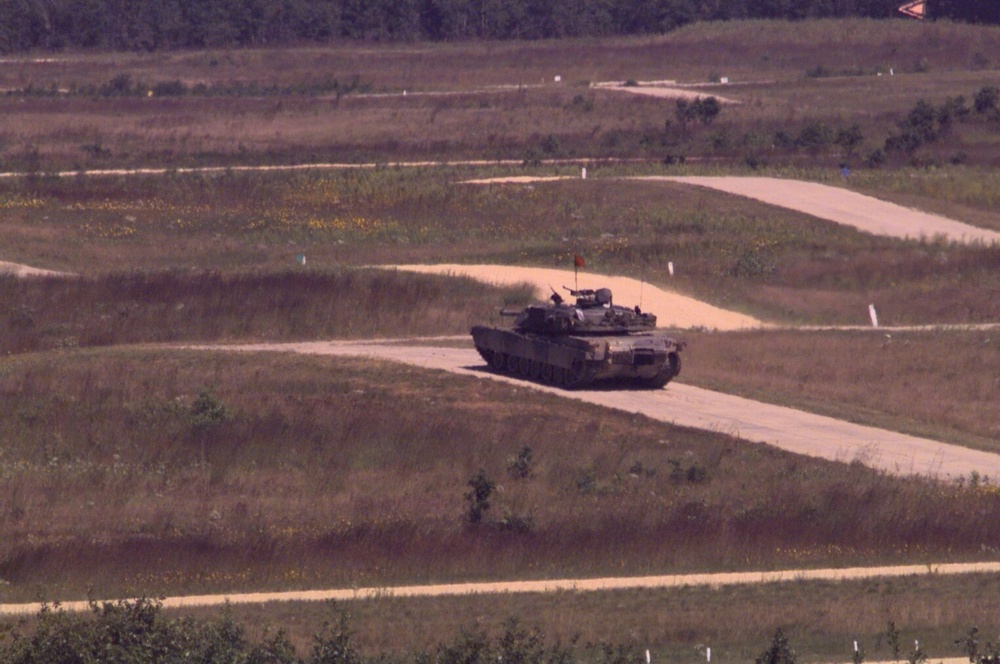Fort McCoy tank training August 2000