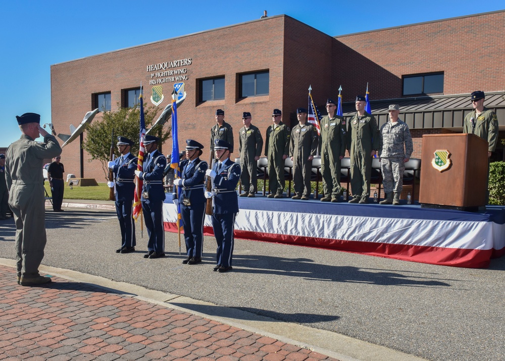 1FW celebrates centennial, unveils monument