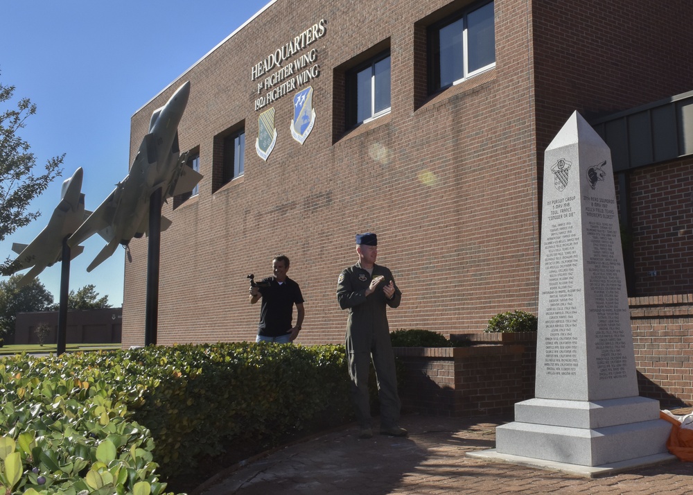 1FW celebrates centennial, unveils monument