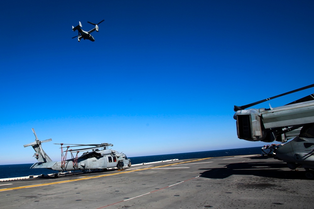 Osprey Operations aboard USS Iwo Jima