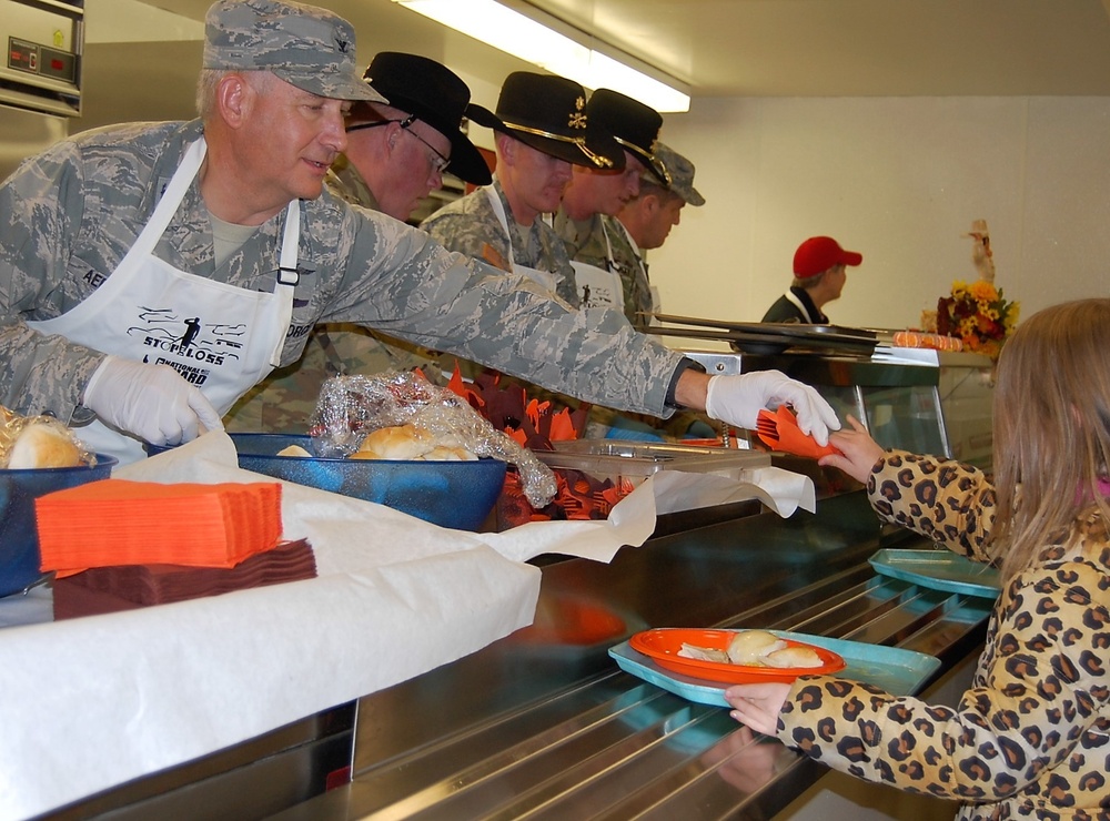 Idaho National Guard holds annual Thanksgiving dinner