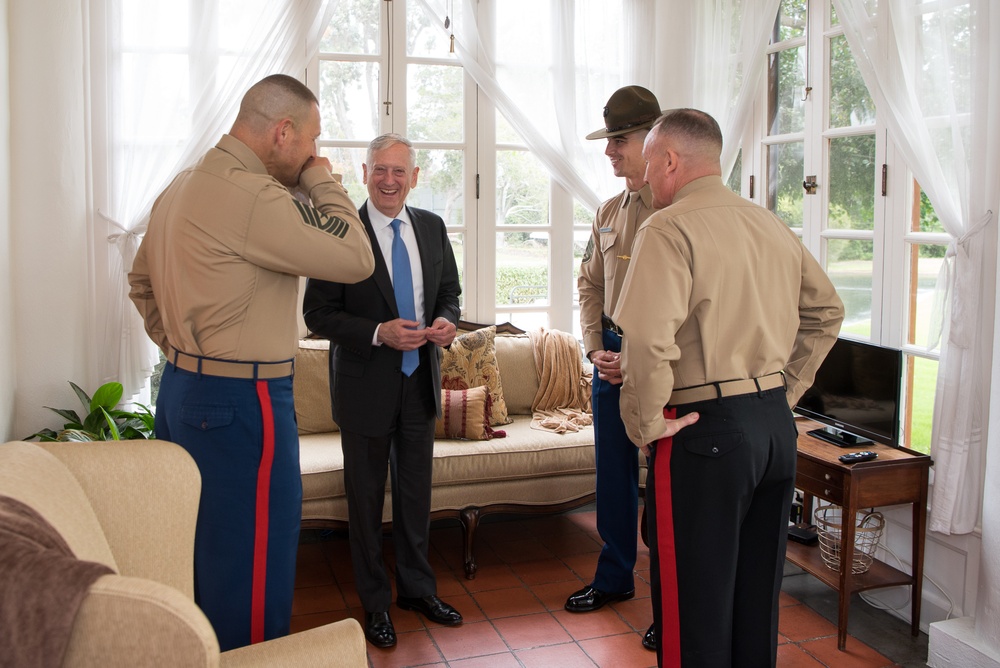 SD attends Marine Corps basic training graduation