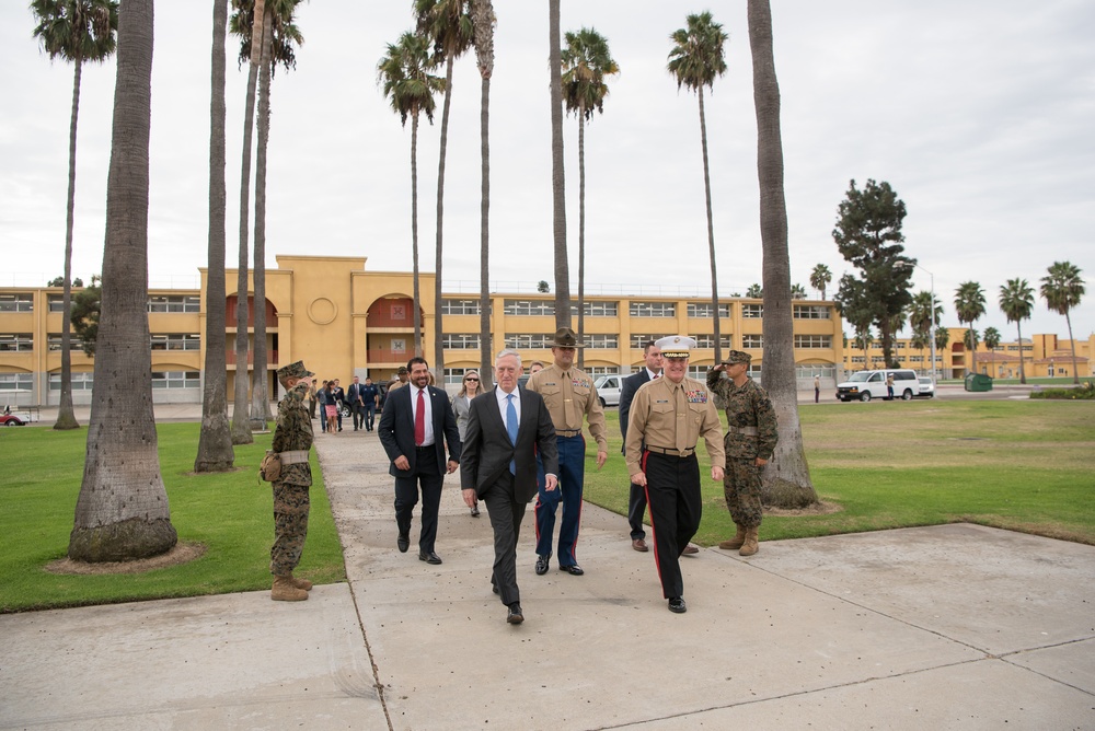 SD attends Marine Corps basic training graduation