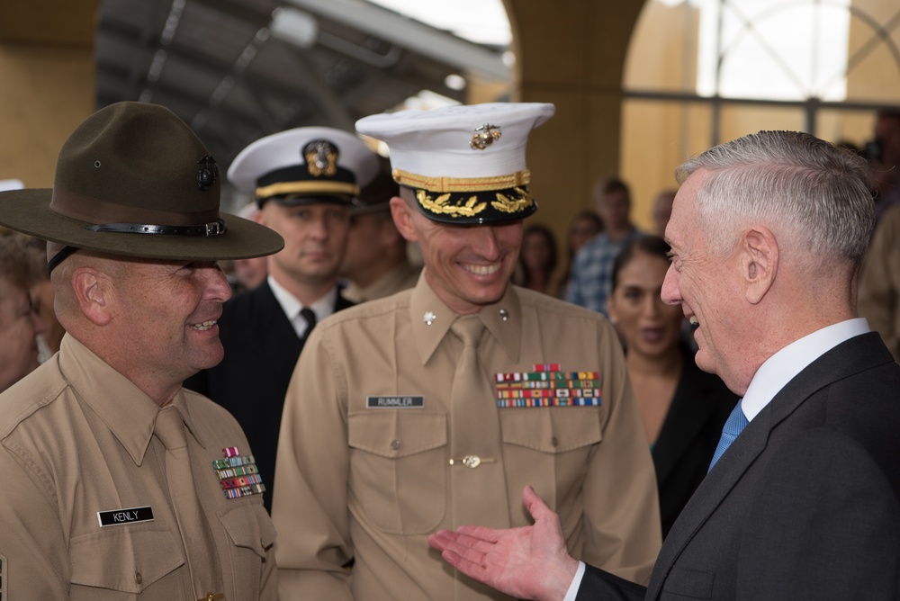 SD attends Marine Corps basic training graduation