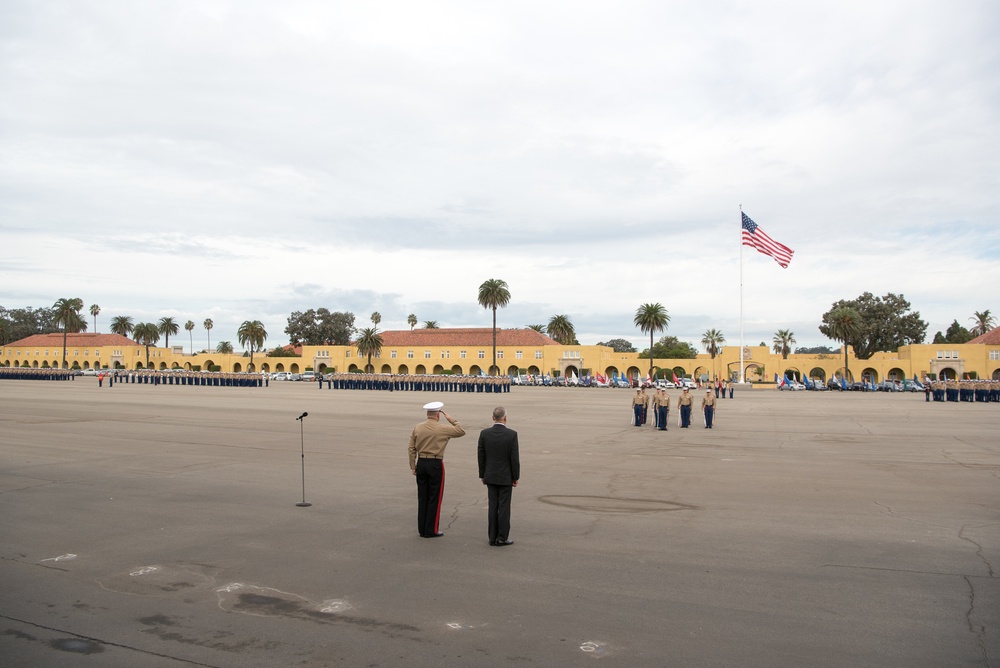 SD attends Marine Corps basic training graduation