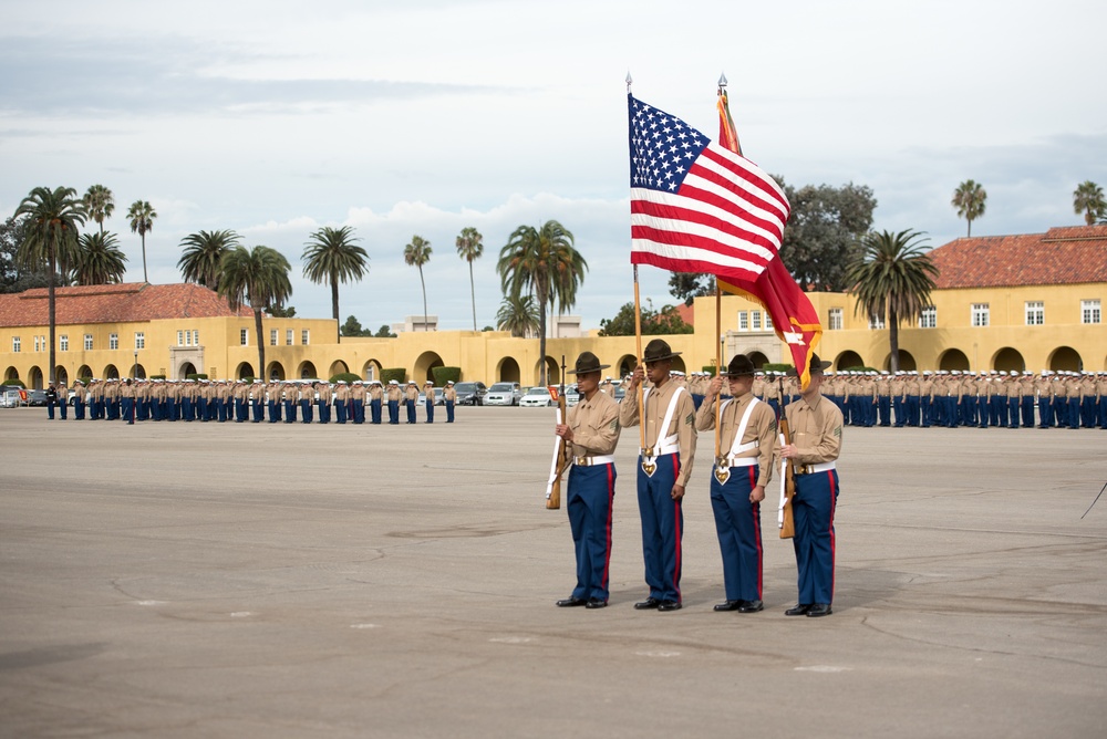 SD attends Marine Corps basic training graduation