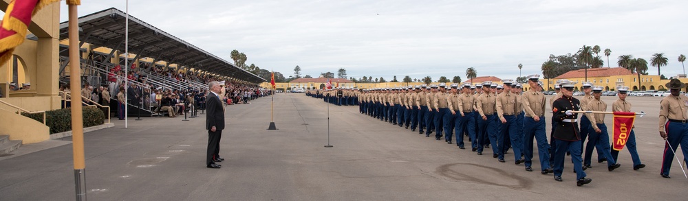 SD attends Marine Corps basic training graduation