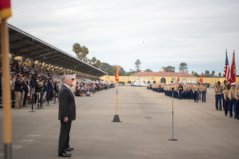 SD attends Marine Corps basic training graduation