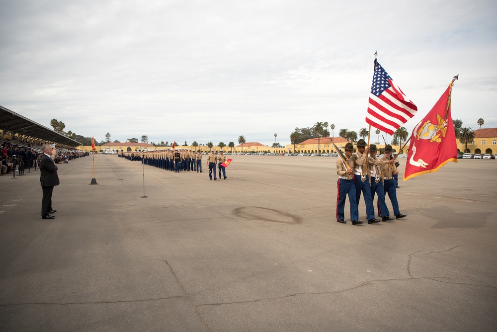 SD attends Marine Corps basic training graduation