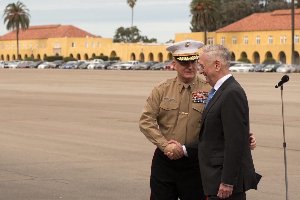 SD attends Marine Corps basic training graduation