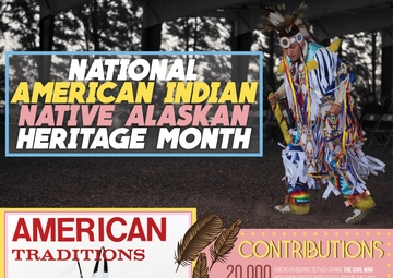 National American Indian and Native Alaskan Heritage Infographic