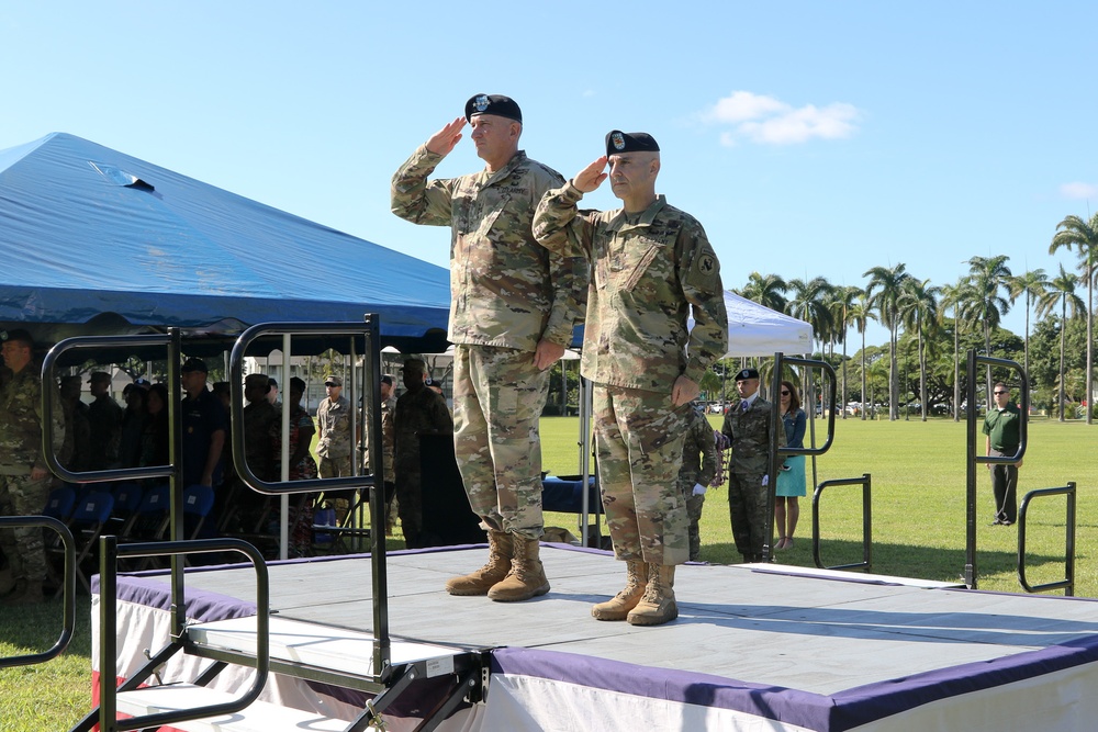 USARPAC Holds Change of Responsibility Ceremony