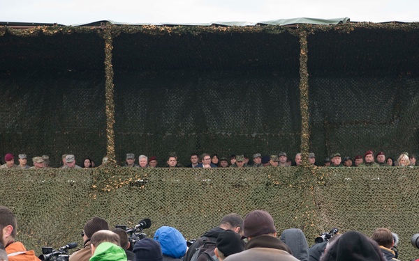 U.S. and Serbia perform airborne insertion exercise