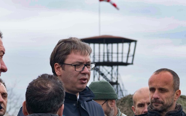 U.S. and Serbia perform airborne insertion exercise