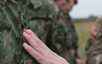 U.S. and Serbia perform airborne insertion exercise