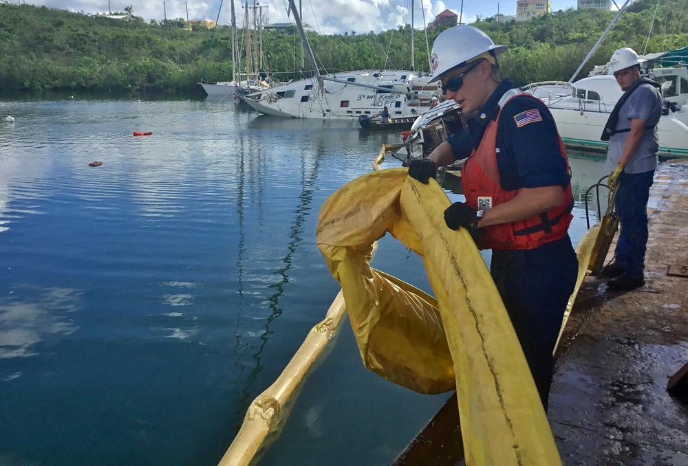 Coast Guard Continues Hurricane Response Efforts in U.S. Virgin Islands