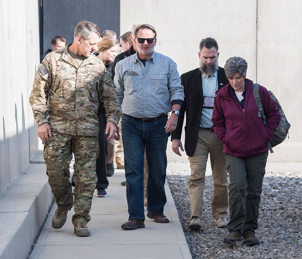 U.S. Senators visit Bagram Airfield