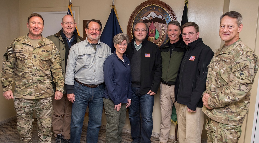 U.S. Senators visit Bagram Airfield