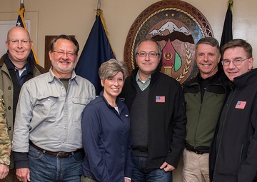 U.S. Senators visit Bagram Airfield