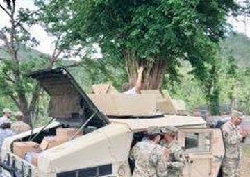 Army Reserve medical unit from Puerto Rico supports Hurricane Maria recovery operations