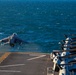 Harriers take off aboard USS Iwo Jima