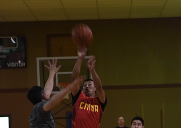 US China Disaster Management Exchange Basketball Game
