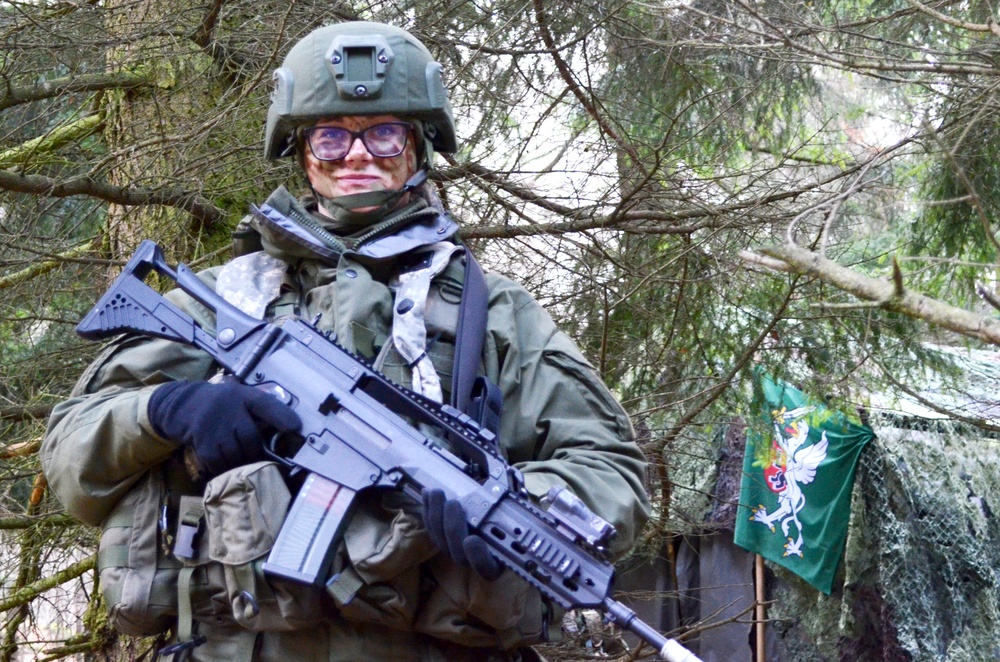 Lithuanian Army Infantry ‘Griffin’ Brigade controls the fight at Allied Spirit VII
