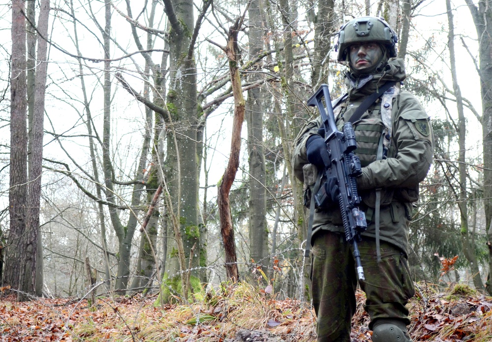 Lithuanian Army Infantry ‘Griffin’ Brigade controls the fight at Allied Spirit VII
