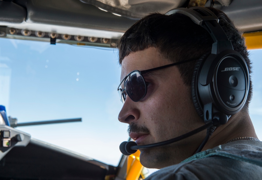 K-135 refuels F-16s over the skies of Afghanistan