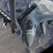 KC-135 refuels F-16s over the skies of Afghanistan