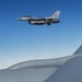 KC-135 refuels F-16s over Afghanistan