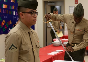 Spouses celebrate Marine Corps birthday together