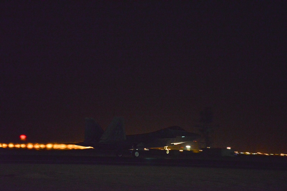 F-22 Raptors participate in new offensive campaign in Afghanistan