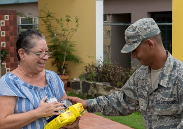 Foundation for Puerto Rico partners with military members to distribute food and water