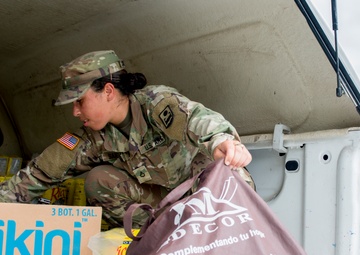 Foundation for Puerto Rico partners with military members to distribute food and water