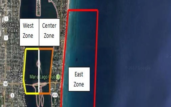 Mar A Lago Security Zones