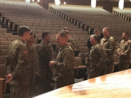 Bonner talks CBRN and EOD with USMA cadets and faculty