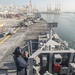 USS America departs after dubai port visit
