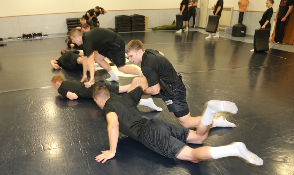 WSPA cadets build skills in defense, arrest tactics at Fort McCoy