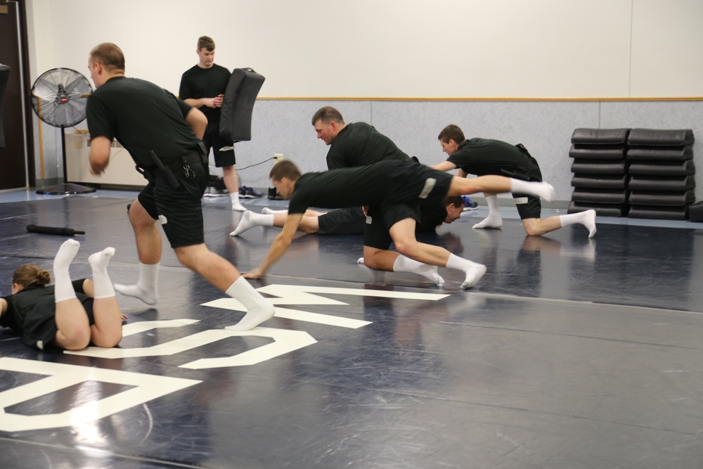 WSPA cadets build skills in defense, arrest tactics at Fort McCoy