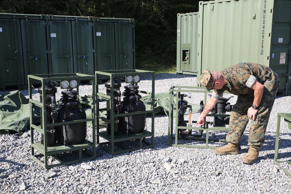 Company level water system just got better for devil dogs