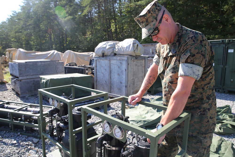Company level water system just got better for devil dogs