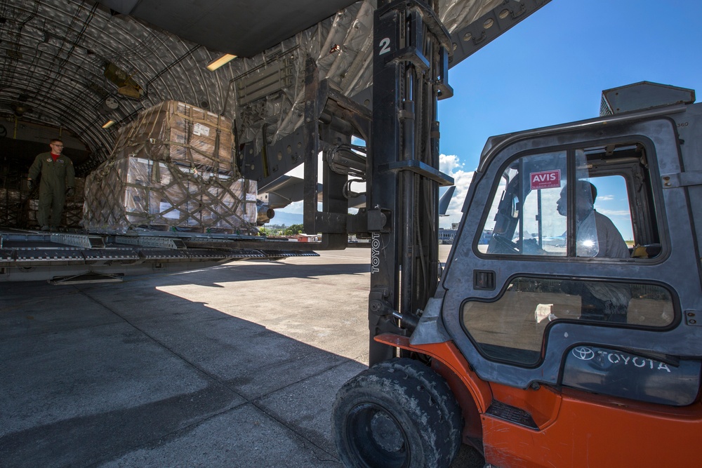 76,410 pounds of food delivered to Haiti