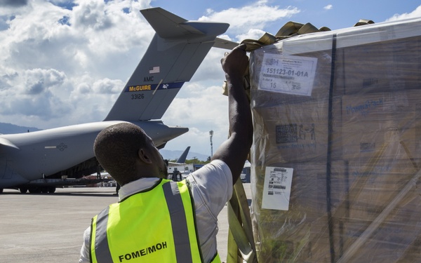 76,410 pounds of food delivered to Haiti