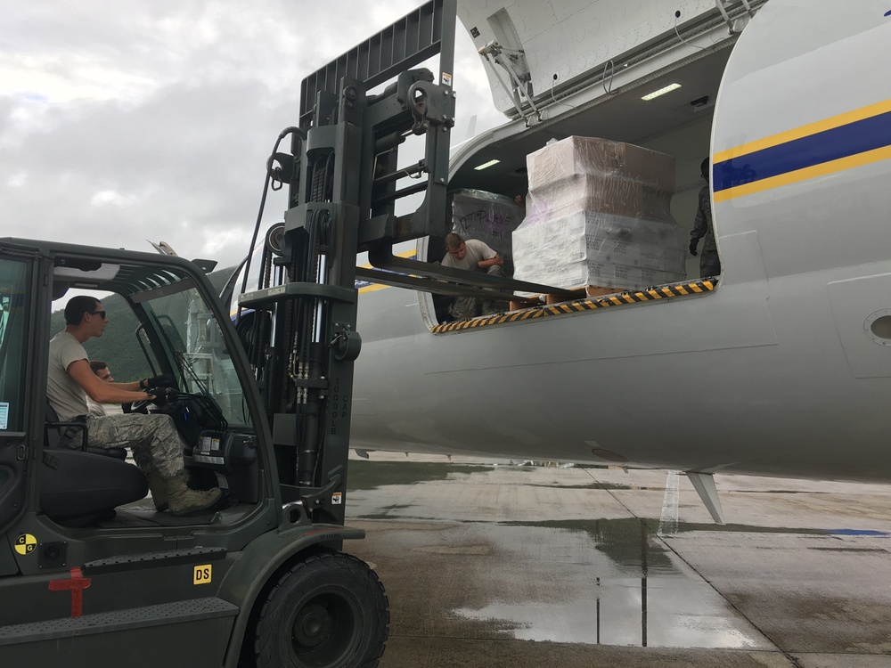 145th LRS Assists the U.S. Virgin Islands Hurricane Relief