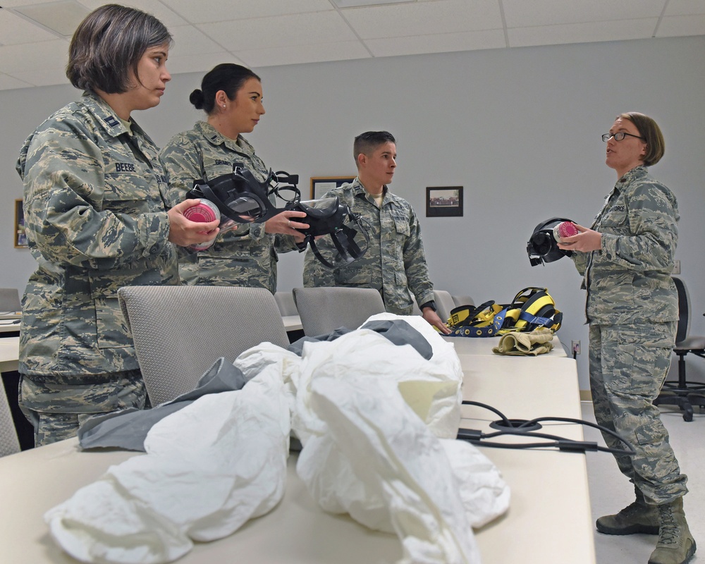 USAFSAM educate officers about Personal Protective Equipment