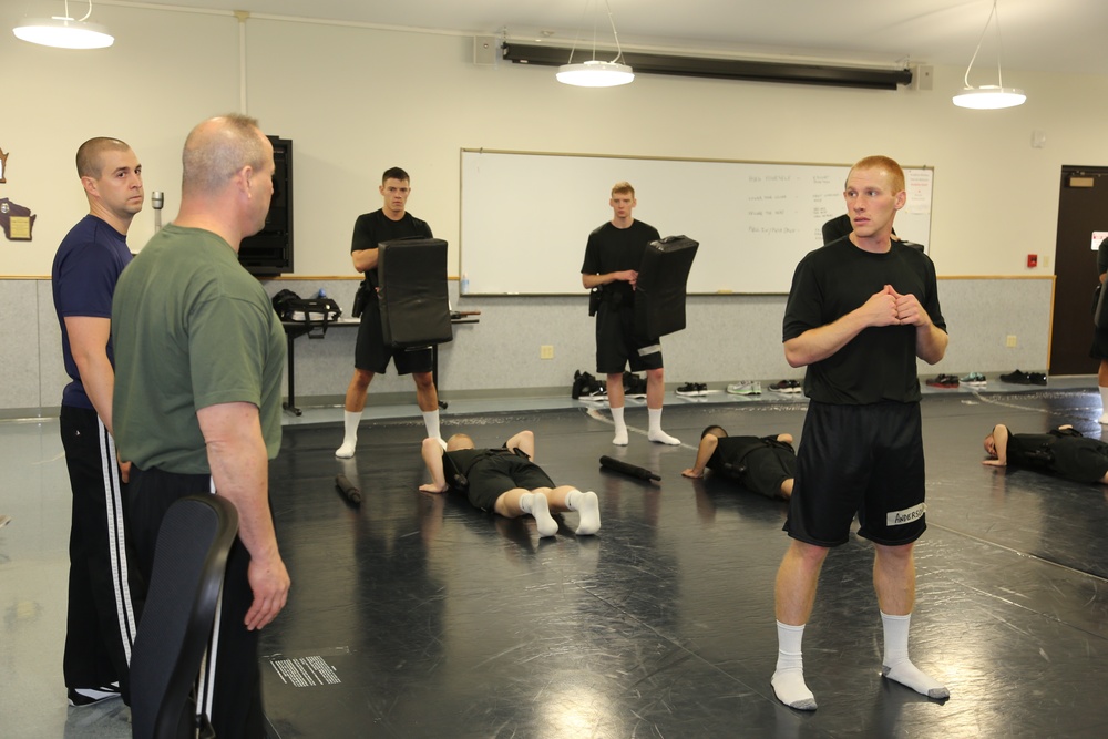 WSPA cadets build skills in defense, arrest tactics at Fort McCoy