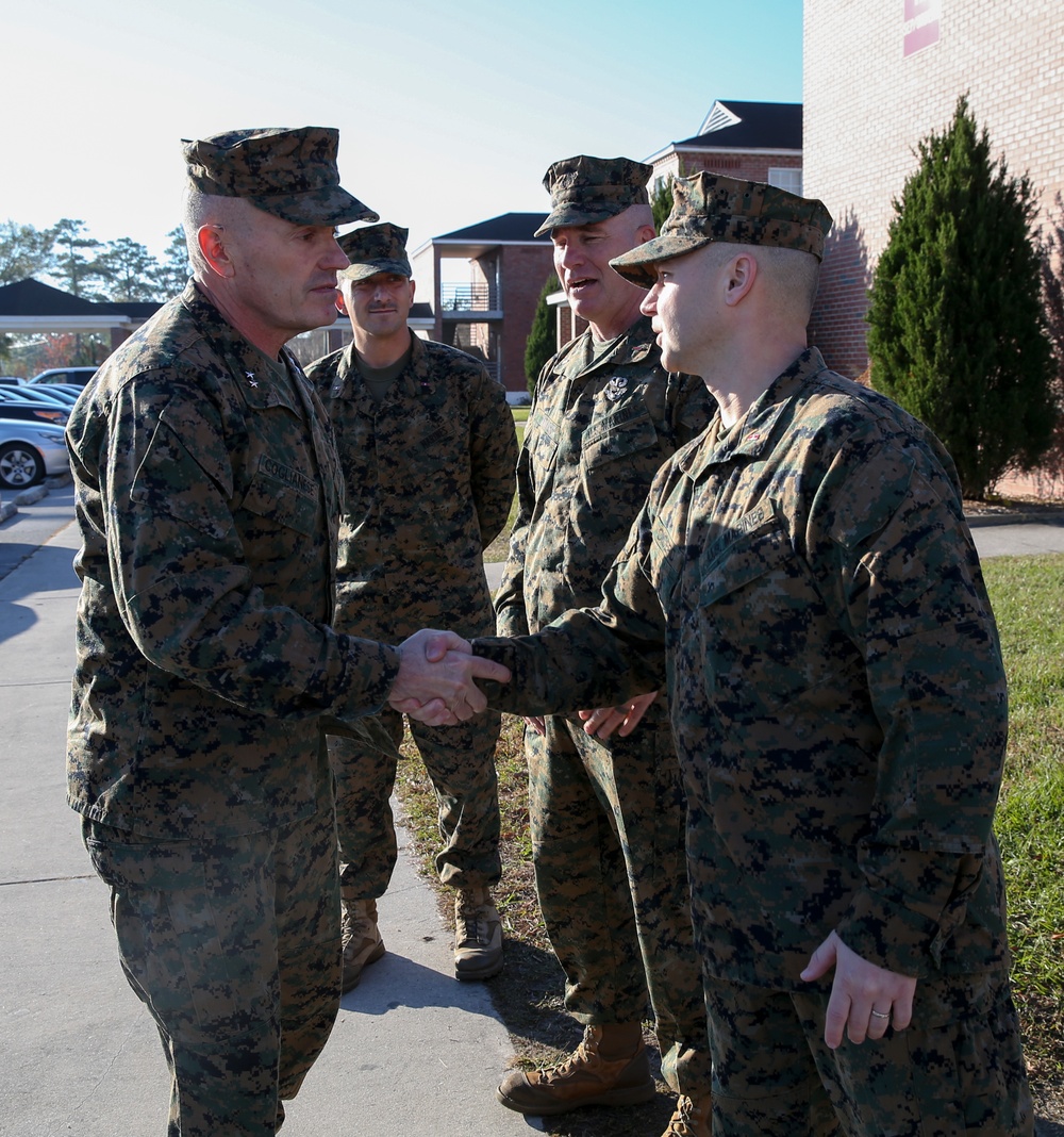 Maj. Gen. Coglianese visit