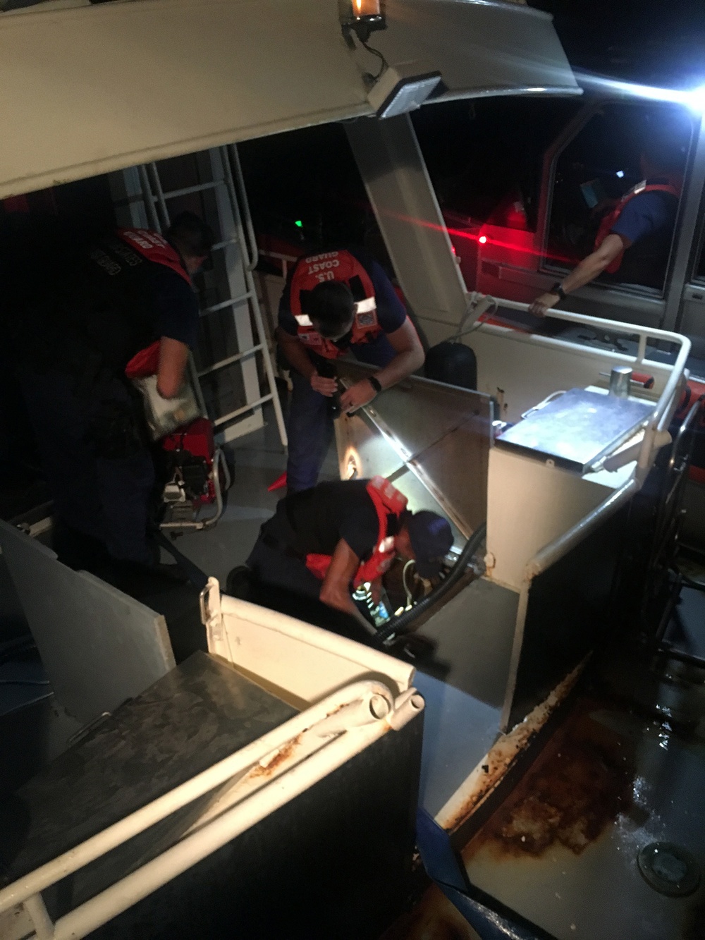 Coast Guard rescues mariner after boat takes on water in San Carlos Bay